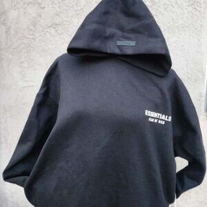 FEAR OF GOD ESSENTIALS SS24 BLACK & WHITE HOODIE